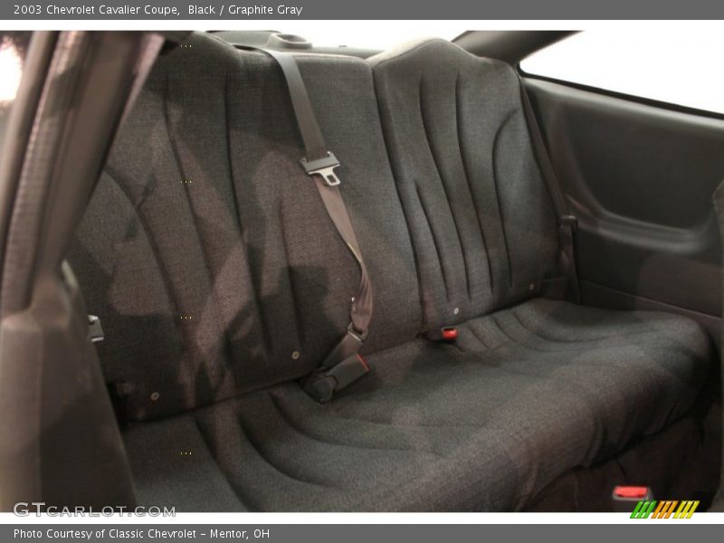 Black / Graphite Gray 2003 Chevrolet Cavalier Coupe