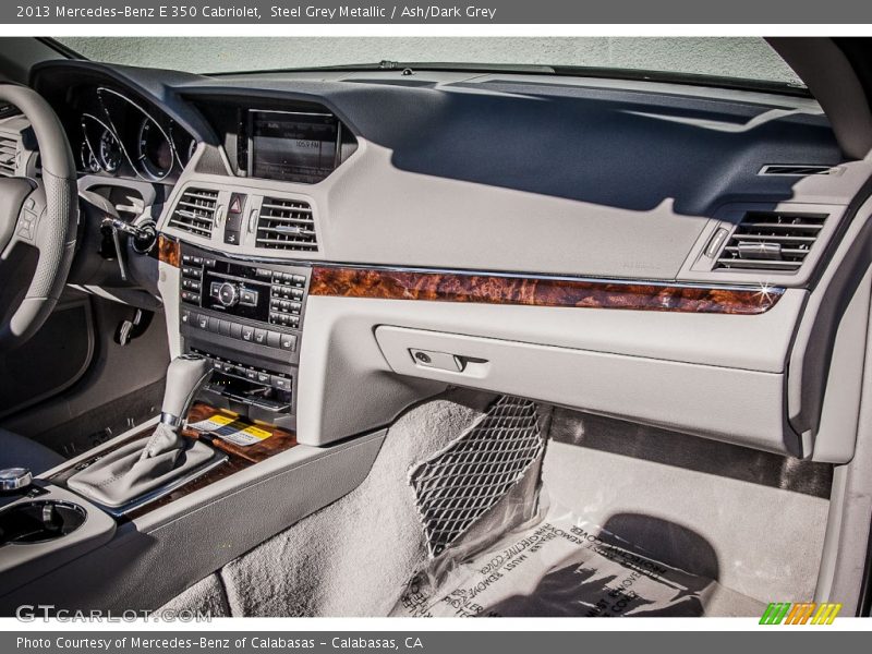 Steel Grey Metallic / Ash/Dark Grey 2013 Mercedes-Benz E 350 Cabriolet