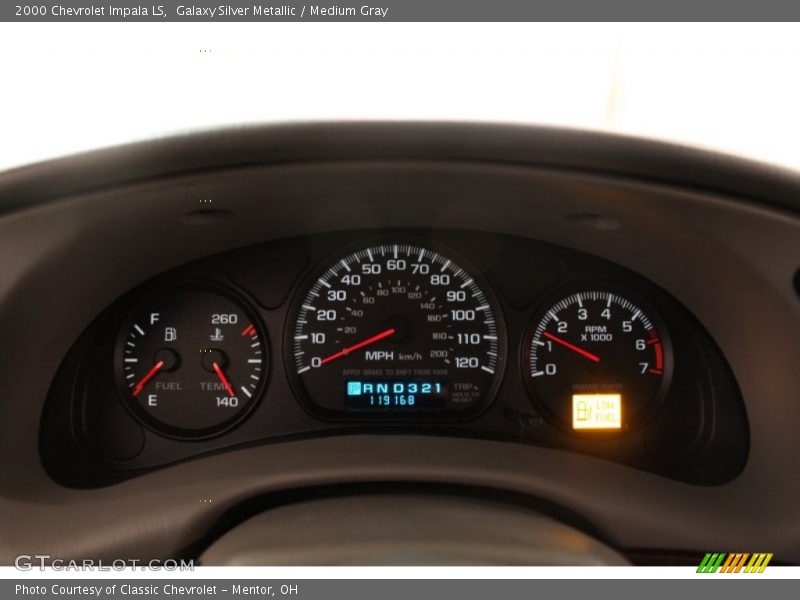 Galaxy Silver Metallic / Medium Gray 2000 Chevrolet Impala LS