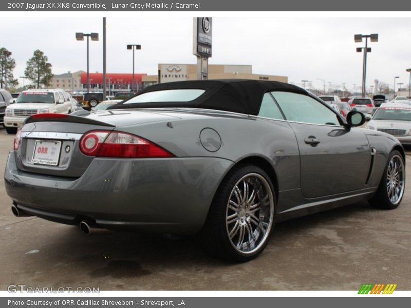 Lunar Grey Metallic / Caramel 2007 Jaguar XK XK8 Convertible