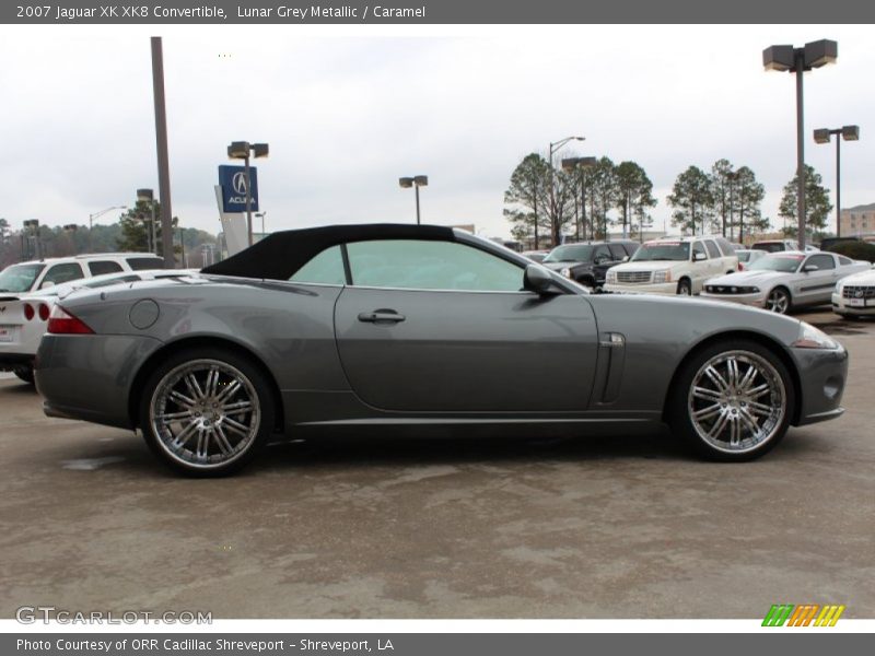 Lunar Grey Metallic / Caramel 2007 Jaguar XK XK8 Convertible