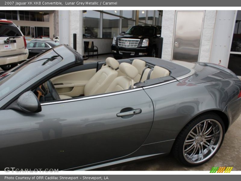 Lunar Grey Metallic / Caramel 2007 Jaguar XK XK8 Convertible