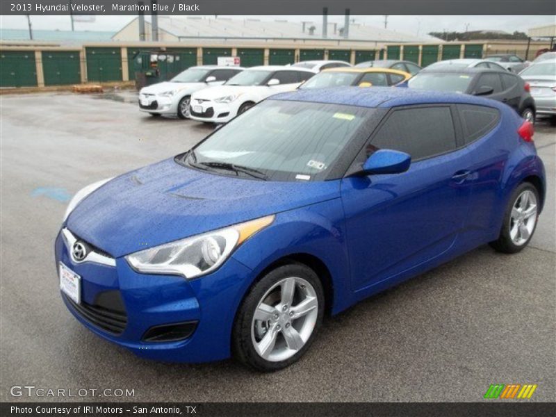 Marathon Blue / Black 2013 Hyundai Veloster