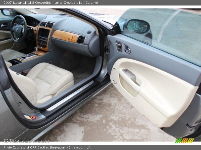 Lunar Grey Metallic / Caramel 2007 Jaguar XK XK8 Convertible