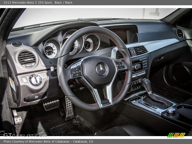 Black / Black 2013 Mercedes-Benz C 350 Sport