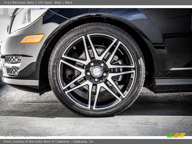 Black / Black 2013 Mercedes-Benz C 350 Sport