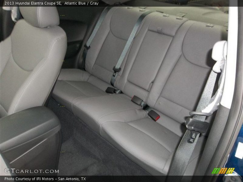 Atlantic Blue / Gray 2013 Hyundai Elantra Coupe SE
