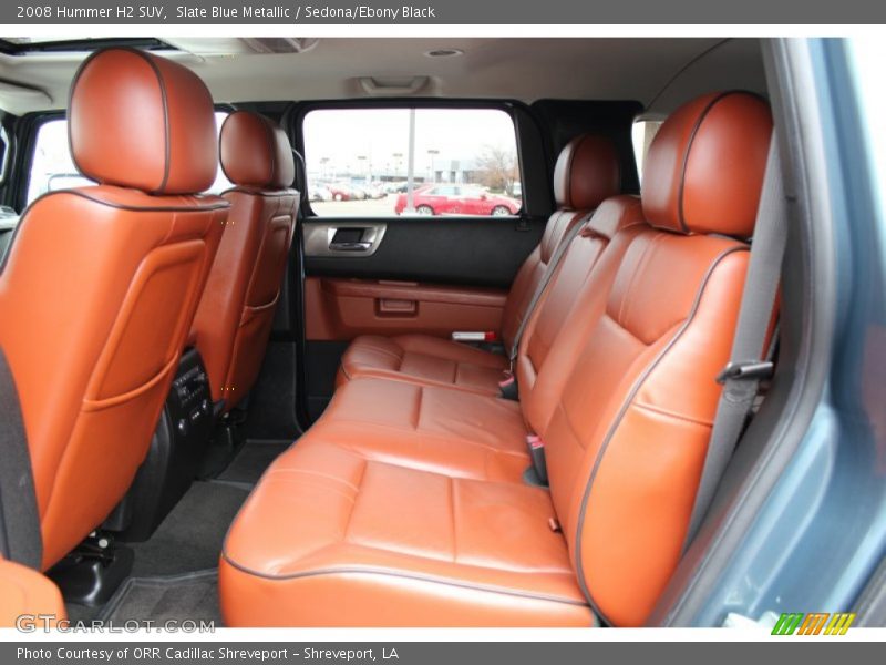 Slate Blue Metallic / Sedona/Ebony Black 2008 Hummer H2 SUV