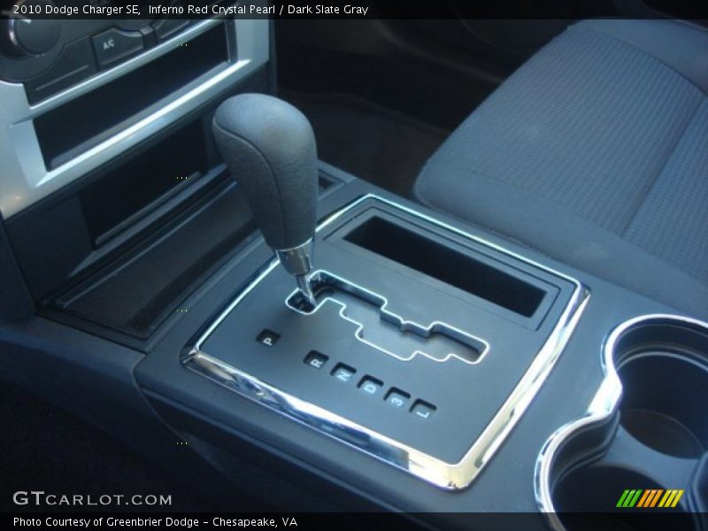 Inferno Red Crystal Pearl / Dark Slate Gray 2010 Dodge Charger SE