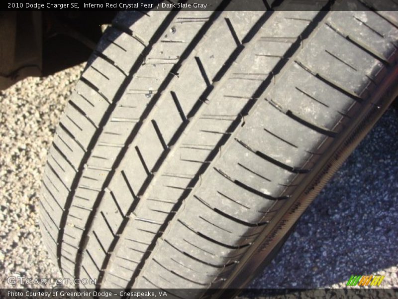 Inferno Red Crystal Pearl / Dark Slate Gray 2010 Dodge Charger SE