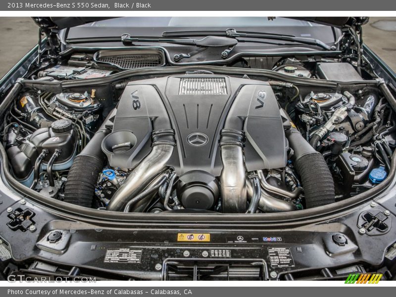 Black / Black 2013 Mercedes-Benz S 550 Sedan