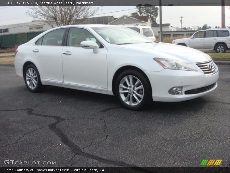 Starfire White Pearl / Parchment 2010 Lexus ES 350