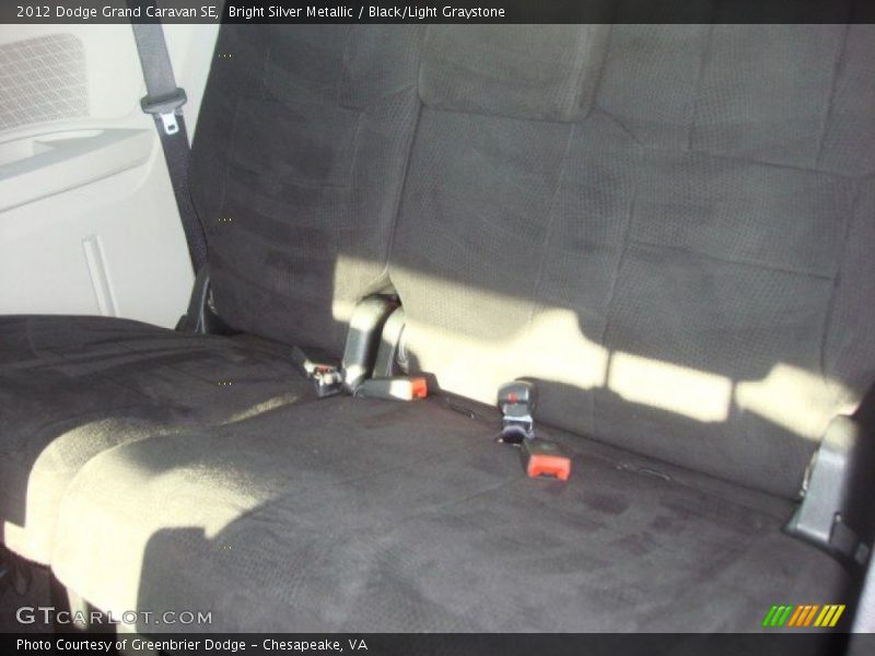 Bright Silver Metallic / Black/Light Graystone 2012 Dodge Grand Caravan SE
