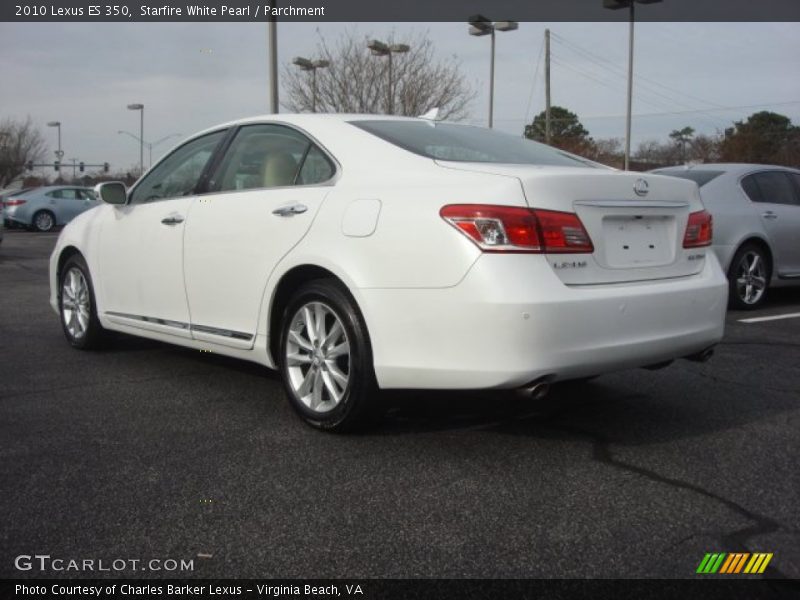 Starfire White Pearl / Parchment 2010 Lexus ES 350