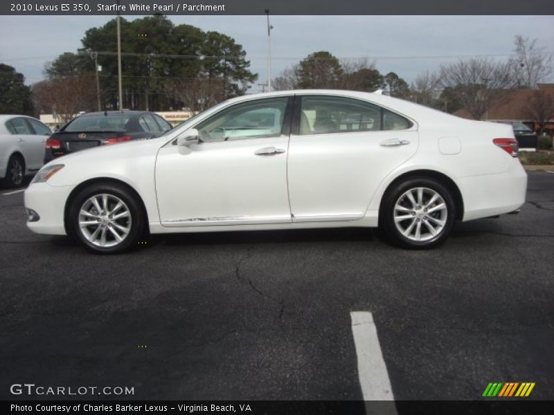 Starfire White Pearl / Parchment 2010 Lexus ES 350