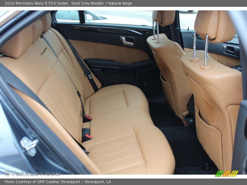 Steel Grey Metallic / Natural Beige 2010 Mercedes-Benz E 550 Sedan