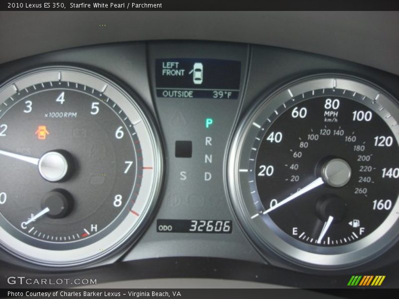 Starfire White Pearl / Parchment 2010 Lexus ES 350