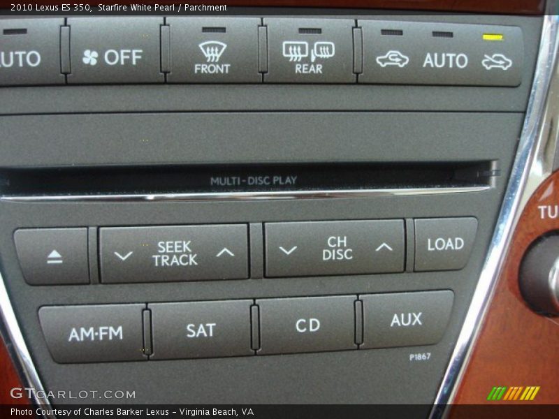 Starfire White Pearl / Parchment 2010 Lexus ES 350