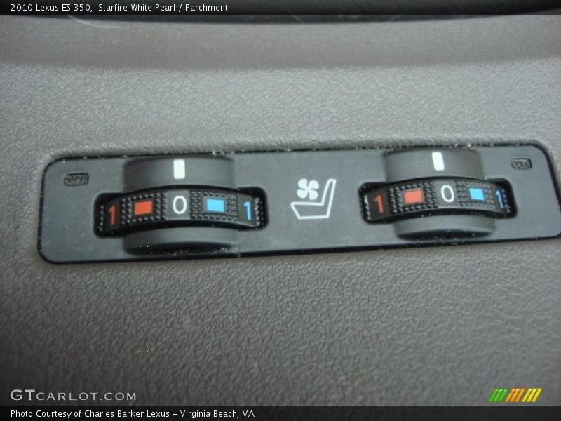 Starfire White Pearl / Parchment 2010 Lexus ES 350