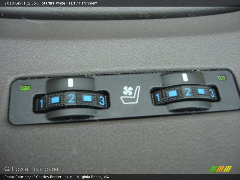 Starfire White Pearl / Parchment 2010 Lexus ES 350