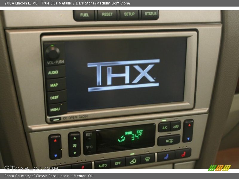 True Blue Metallic / Dark Stone/Medium Light Stone 2004 Lincoln LS V8
