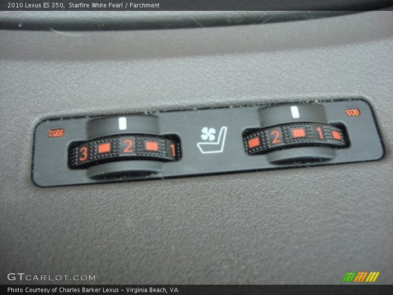 Starfire White Pearl / Parchment 2010 Lexus ES 350