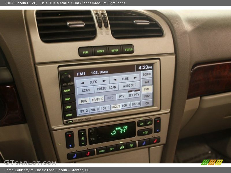 True Blue Metallic / Dark Stone/Medium Light Stone 2004 Lincoln LS V8