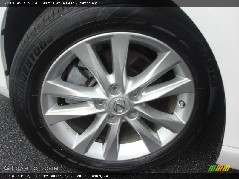 Starfire White Pearl / Parchment 2010 Lexus ES 350