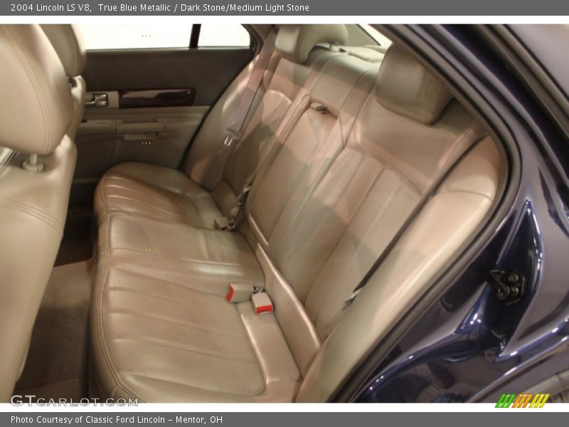 True Blue Metallic / Dark Stone/Medium Light Stone 2004 Lincoln LS V8