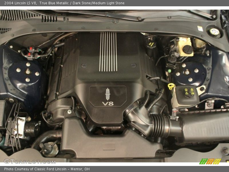 True Blue Metallic / Dark Stone/Medium Light Stone 2004 Lincoln LS V8