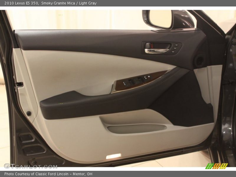 Smoky Granite Mica / Light Gray 2010 Lexus ES 350
