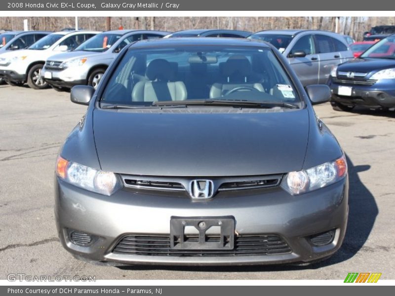 Galaxy Gray Metallic / Gray 2008 Honda Civic EX-L Coupe