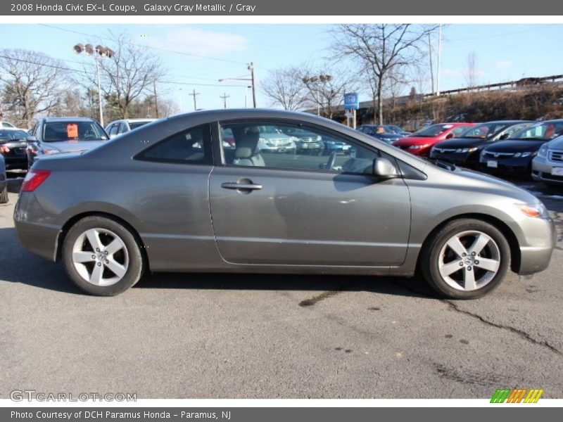 Galaxy Gray Metallic / Gray 2008 Honda Civic EX-L Coupe