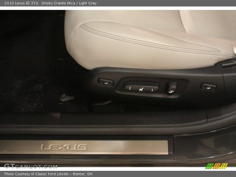 Smoky Granite Mica / Light Gray 2010 Lexus ES 350