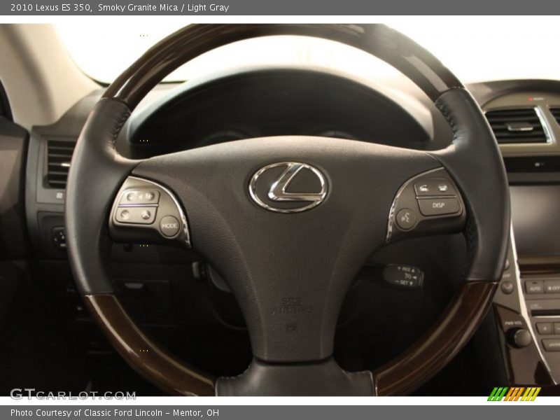 Smoky Granite Mica / Light Gray 2010 Lexus ES 350