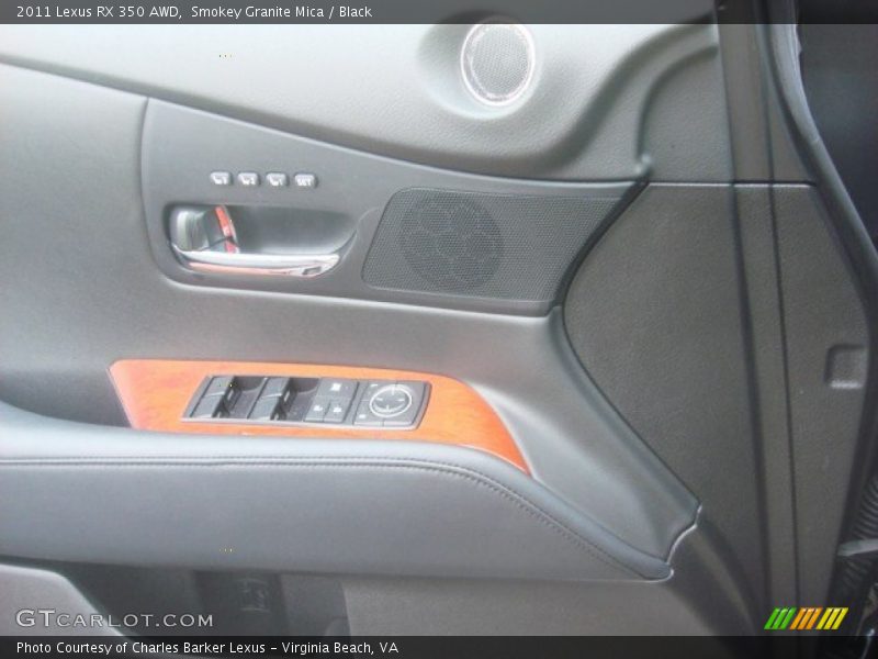 Smokey Granite Mica / Black 2011 Lexus RX 350 AWD