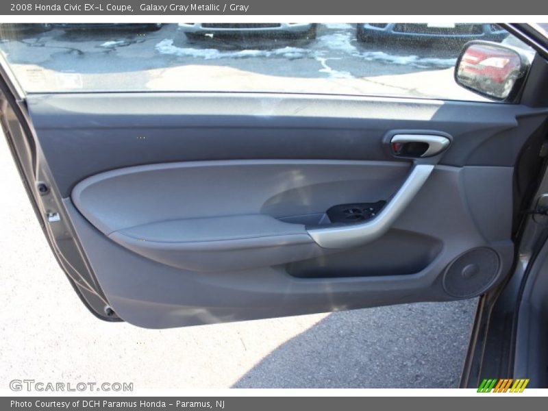 Galaxy Gray Metallic / Gray 2008 Honda Civic EX-L Coupe