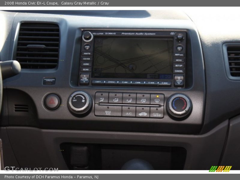 Galaxy Gray Metallic / Gray 2008 Honda Civic EX-L Coupe