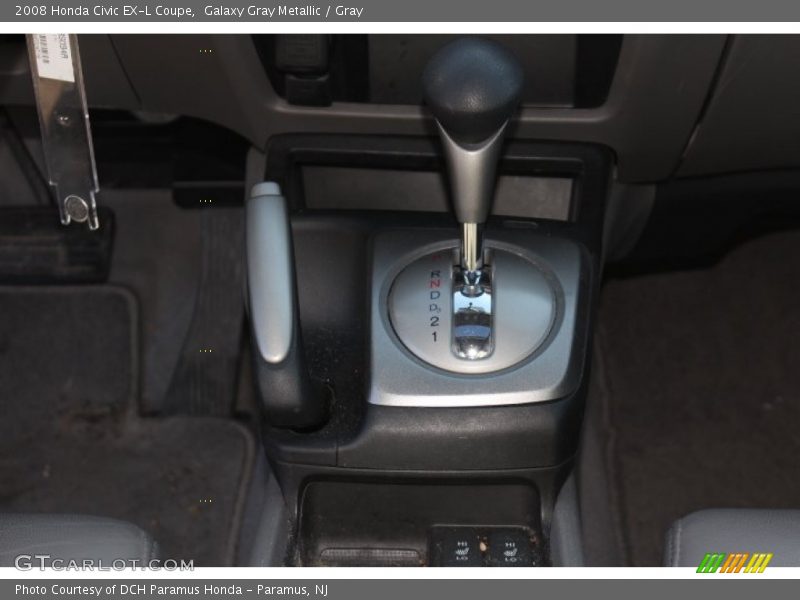 Galaxy Gray Metallic / Gray 2008 Honda Civic EX-L Coupe