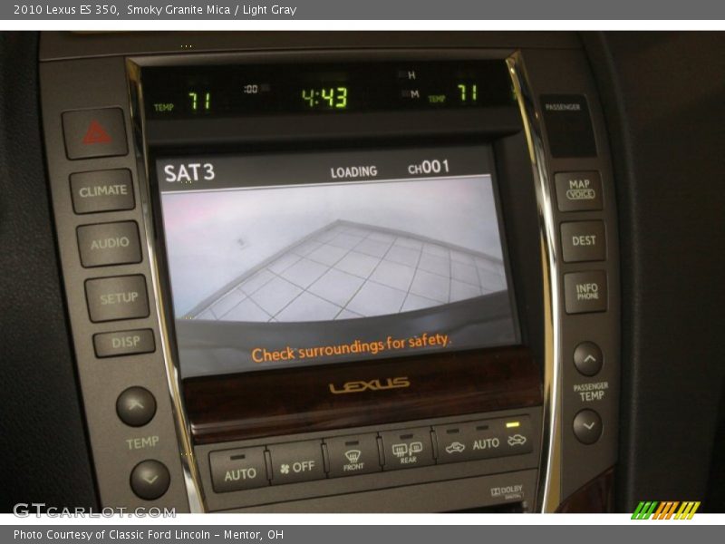 Smoky Granite Mica / Light Gray 2010 Lexus ES 350