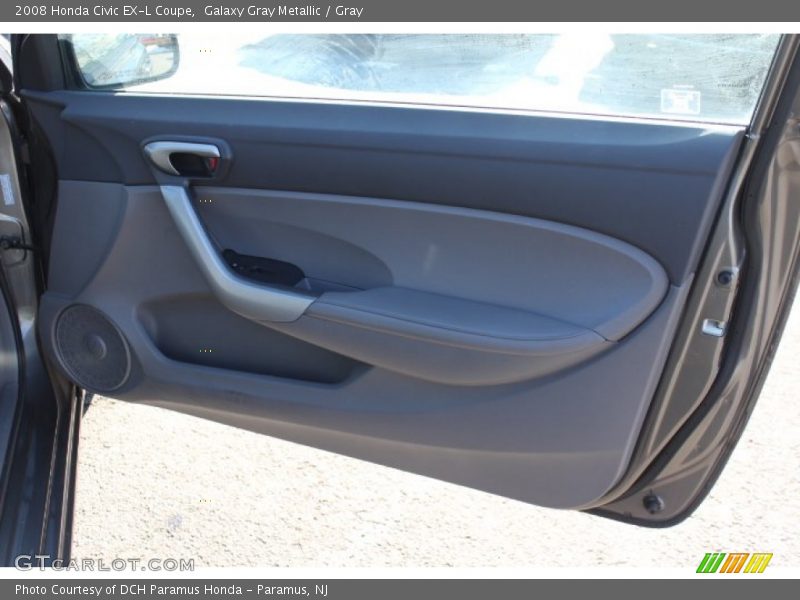 Galaxy Gray Metallic / Gray 2008 Honda Civic EX-L Coupe