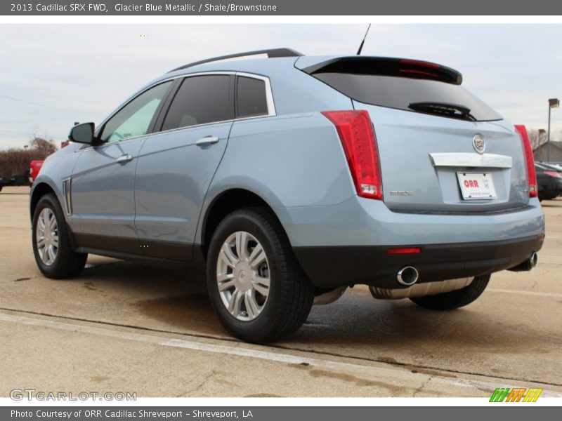 Glacier Blue Metallic / Shale/Brownstone 2013 Cadillac SRX FWD