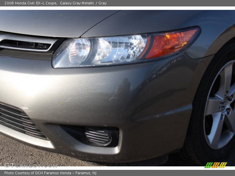 Galaxy Gray Metallic / Gray 2008 Honda Civic EX-L Coupe