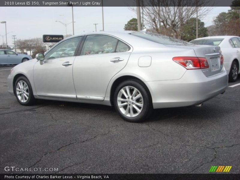 Tungsten Silver Pearl / Light Gray 2010 Lexus ES 350