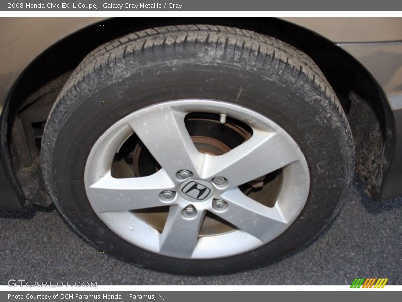 Galaxy Gray Metallic / Gray 2008 Honda Civic EX-L Coupe
