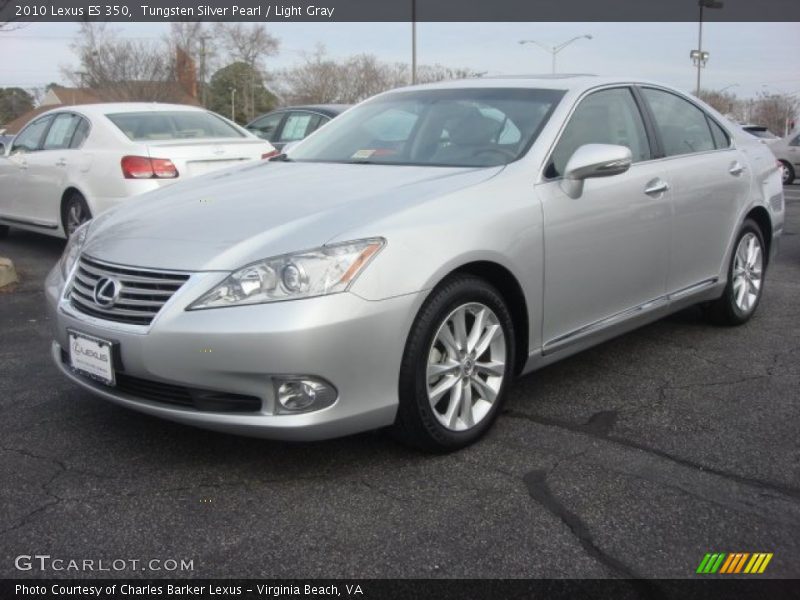 Tungsten Silver Pearl / Light Gray 2010 Lexus ES 350
