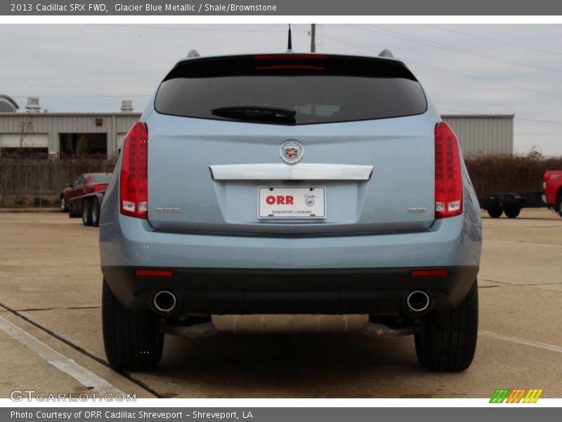 Glacier Blue Metallic / Shale/Brownstone 2013 Cadillac SRX FWD