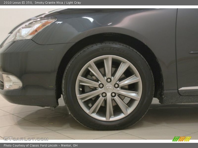 Smoky Granite Mica / Light Gray 2010 Lexus ES 350