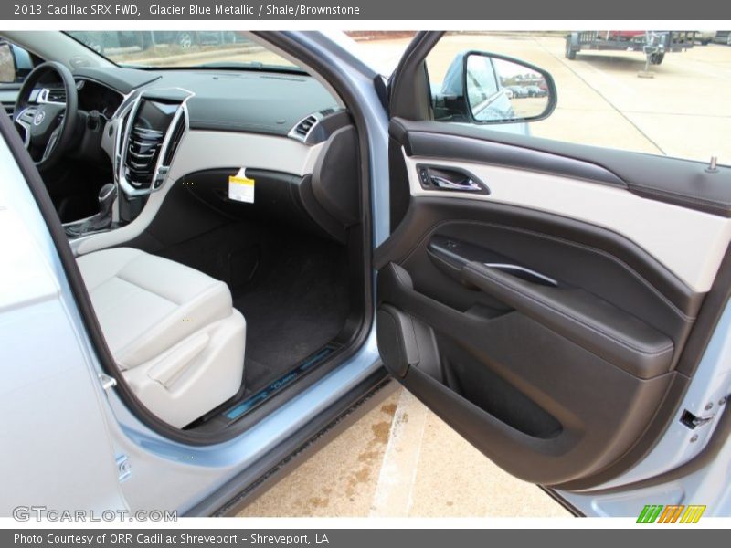 Glacier Blue Metallic / Shale/Brownstone 2013 Cadillac SRX FWD