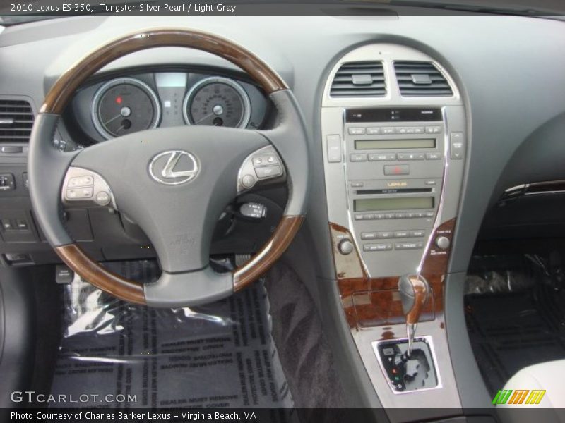 Tungsten Silver Pearl / Light Gray 2010 Lexus ES 350